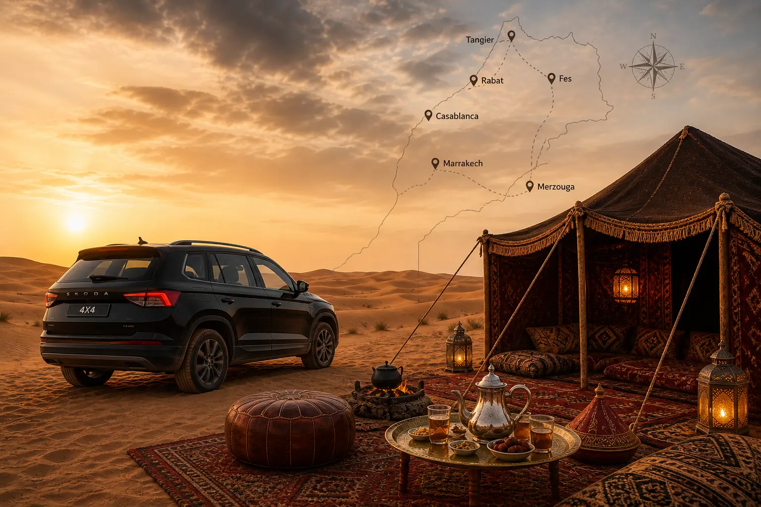 Premium chauffeur in Morocco